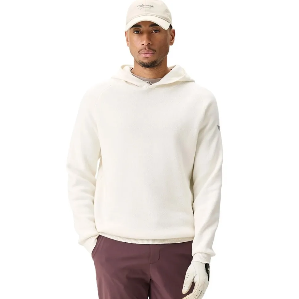 Tech Knit Hettegenser Herre Krem