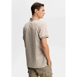 Tour Tech Print Pique Herre Bridge Stack Brindle