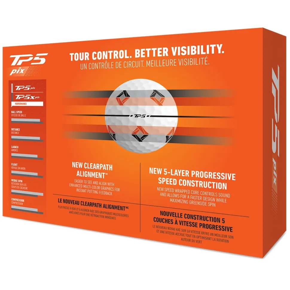 TP5 2024 Pix Golfball Hvit