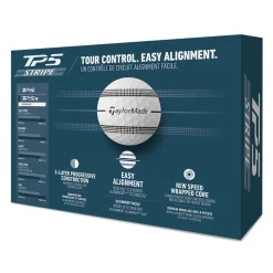 TP5 2024 Stripe Golfball Hvit