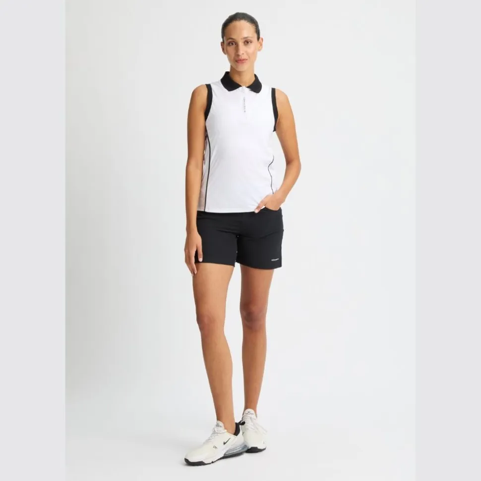 Twill Stretch Pull on Shorts Dame Svart