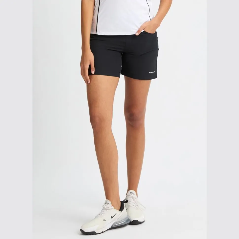 Twill Stretch Pull on Shorts Dame Svart