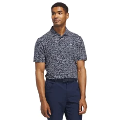 Ultimate 365+ Soft Print Pique Herre Navy