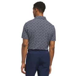 Ultimate 365+ Soft Print Pique Herre Navy
