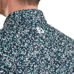 Watercolour Floral Print Pique