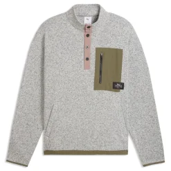 X GGNC Quarter Zip Genser Herre Hvit