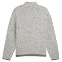 X GGNC Quarter Zip Genser Herre Hvit