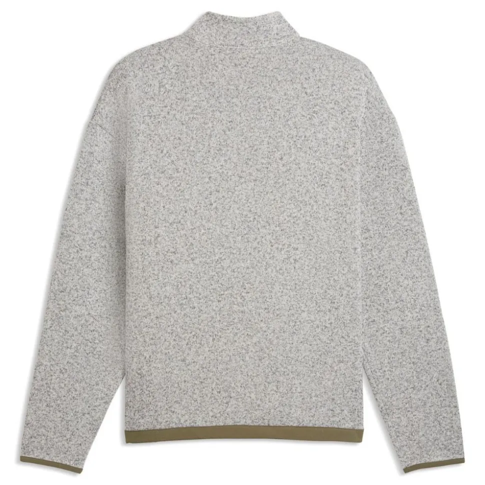 X GGNC Quarter Zip Genser Herre Hvit