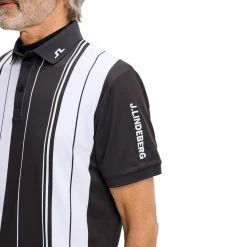 30Y Tour Tech Striped Pique Herre Stripe Placement Graphic